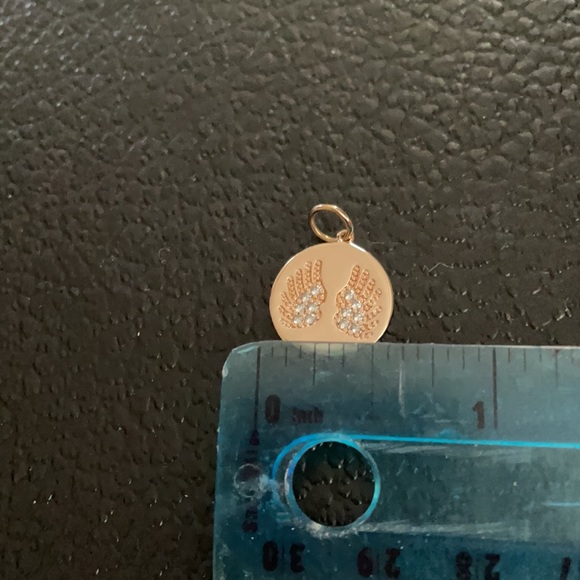 Pendant Angel wings w crystals - Picture 3 of 3